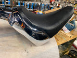 Chrome 2000^ Harley Softail Heritage Fatboy CVO Seat Low Profile OEM Solo Bib!