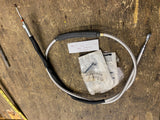 SS Diamond Back Clutch Cable Harley Dyna softail 69" FXD Touring FXST Fatboy