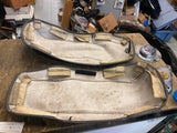 Saddlebag Lid Covers Harley 1993-2013 Touring Bagger Road King Glide FLH Ultra