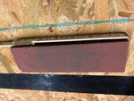 Vtg American Double Grit Emery Oil Stone Sharpening Tool Knife Sword Strai Razor