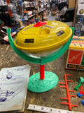 Vtg MARX Mystery Outer Space Ship Toy Gyro Original Box 60's Sci fi Wind up Coll