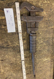 Vth Pipe Wrench Tools USA Vise Railroad RR Great Northern railway Bemis & Call