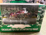 VTG Lot of 3 Hot Wheels 25th Anniversary Chicagoland Toy For Tots Motorcycles
