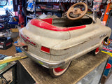 Vtg Murray Pedal Car Unrestored! 50's Buick Roadmaster Rare Toy Man Cave Garage!