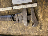 Vth Pipe Wrench Tools USA Vise Railroad RR Great Northern railway Bemis & Call