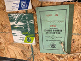 Vtg Hunting Fishing lIcense 1943 1952 1976 Pa Books WW2 Bag US Collectible Lot!