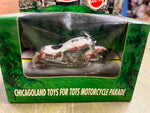 VTG Lot of 3 Hot Wheels 25th Anniversary Chicagoland Toy For Tots Motorcycles