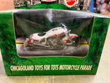 VTG Lot of 3 Hot Wheels 25th Anniversary Chicagoland Toy For Tots Motorcycles