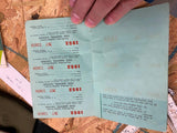 Vtg Hunting Fishing lIcense 1943 1952 1976 Pa Books WW2 Bag US Collectible Lot!