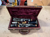 Vintage 1940s Pedler Elkhardt Ind. E3 Clarinet In Reptile Case Made In USA