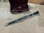 Vintage 1940s Pedler Elkhardt Ind. E3 Clarinet In Reptile Case Made In USA