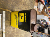 Vtg Full John Deere Tractors hydrostatic fluid metal tin OIl Can model PT570
