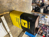 Vtg Full John Deere Tractors hydrostatic fluid metal tin OIl Can model PT570