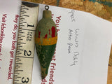 Vtg Fishing Lure Wood Bobble Altro Pesca Fisherman 1940's?