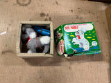 Vintage 1950s Made In Japan Cute Poodle Battery Operated Toy In Original Box
