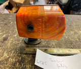 Vtg Swirled Bakelite Pencil sharpner Boston Bulldog School Office 50's collectib