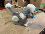 Vintage 1950s Made In Japan Cute Poodle Battery Operated Toy In Original Box