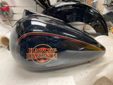 Vivid Black Gas Fuel Tank Harley Ultra Classic Touring FLH 2002