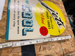 Vtg 50's Jets Sports Shoe Store Steppers Baseball Football Sign Advertising!