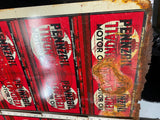 Vtg 50's Amalie Kendall Pennzoil Oil Can gas Petroliana Tin Sign Advertising!