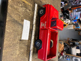 Vtg 1960's Buddy L Zoo Pickup Truck Tin Toy Red Pressed Steel nice original