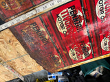 Vtg 50's Amalie Kendall Pennzoil Oil Can gas Petroliana Tin Sign Advertising!