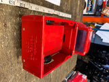 Vtg 1960's Buddy L Zoo Pickup Truck Tin Toy Red Pressed Steel nice original