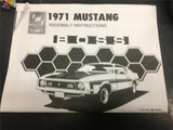 Vintage AMT ERTL classic 1:25 scale 1971 Ford Mustang modelkit opened box skill2