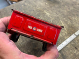 Vtg 1960's ertl trailer scout international cart Tractor Tin Toy Pressed steel