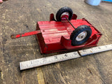 Vtg 1960's ertl trailer scout international cart Tractor Tin Toy Pressed steel