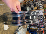 Chrome REvteck Front Rear Solid Disc Mag Wheel 3x16 Harley Softail Dyna Sportste
