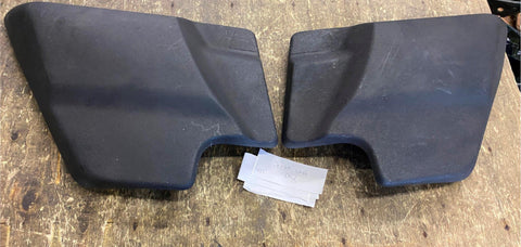 Wrinkle Black Side Covers Panels 09^ Harley Touring FLH Street Road Glide Ultra