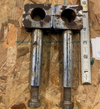 Old Skool Chopper Handlebar risers 7/8 Honda Triumph BSA Motorcycle Patina