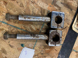 Old Skool Chopper Handlebar risers 7/8 Honda Triumph BSA Motorcycle Patina