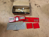 Vintage Made In USA Plasticville Bachmann School House Kit Orig Box Train Kit