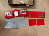 Vintage Made In USA Plasticville Bachmann School House Kit Orig Box Train Kit