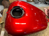 Sedona Orange GAs Tank Harley Touring FLH 2013 2011 Street Road Glide Nice!
