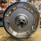 Chrome Street Road Glide Ultra CVO Rear Mag Wheel Harley 1" Touring FLH 00^ 3x16