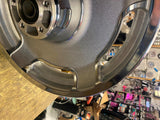 Chrome Street Road Glide Ultra CVO Rear Mag Wheel Harley 1" Touring FLH 00^ 3x16