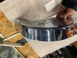 Chrome Full Belt Guard 86-99 Harley Softail Heritage Fatboy Vtg Look Custom FLST