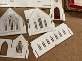 Vintage Made In USA Plasticville O/S Scale Bachmann Cathedral C-18 Train Kit