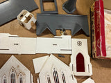 Vintage Made In USA Plasticville O/S Scale Bachmann Cathedral C-18 Train Kit