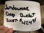 Harley  2008^ Touring FLH Ultra Glide Smooth Deep Bucket Sundowner Seat 52093-08