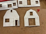 Vintage Made In USA Plasticville O/S Scale Bachmann Barn Kit Incomplete