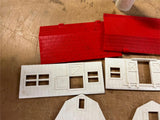 Vintage Made In USA Plasticville O/S Scale Bachmann Barn Kit Incomplete