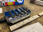 Rear Brake Pedal Pad Chrome Rubb Harley Heritage Softail FLH Ultra classic Glide