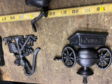 ANTIQUE SEXTON HAND PAINTED COUNTRY KITCHEN COLLECTION CAST ALUMINUM WALL ART