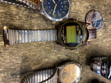 Lot Wrist WAtches timex geoffrey japan wrist band parts lot #1