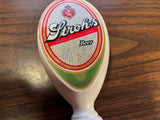 Vintage Stroh's Beer Tap Handle 7" Glitter Tap 2 Sided Man Cave Bar Made In USA