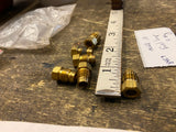 Ford Model A Gas Fuel Line Nuts Fitting VTG parts 1930's Asst Lot